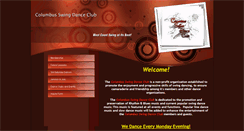 Desktop Screenshot of columbusswingdanceclub.net